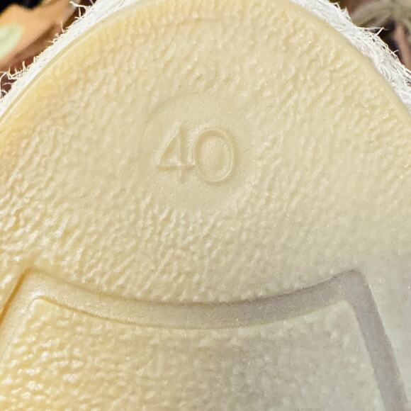 Viscata Sandals Womens 9 Gray Canvas Wedge Espadrille Slingback Shoes Barcelona - Picture 12 of 13